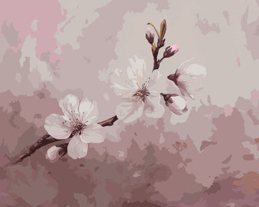 Whispers of Blush - Paint By Numbers